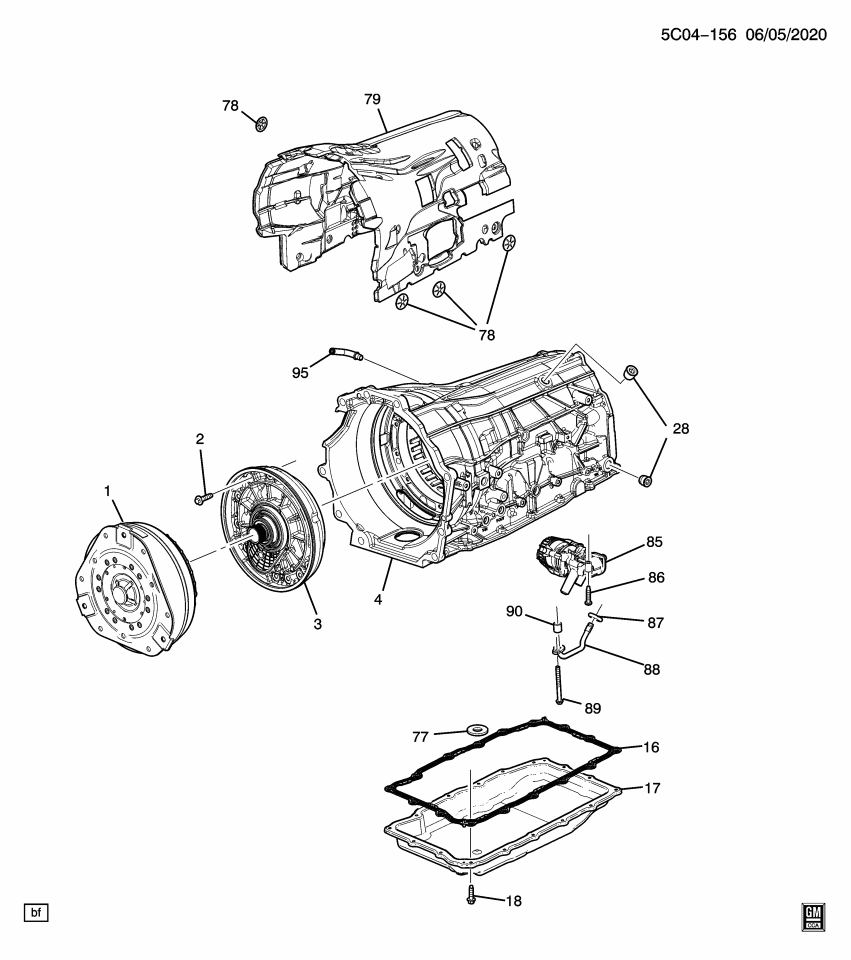 GM 24047734 Seal, Transmission Front Servo