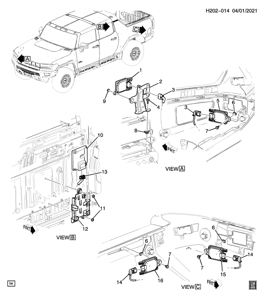 GM 84875778 Bracket, Cruise Control