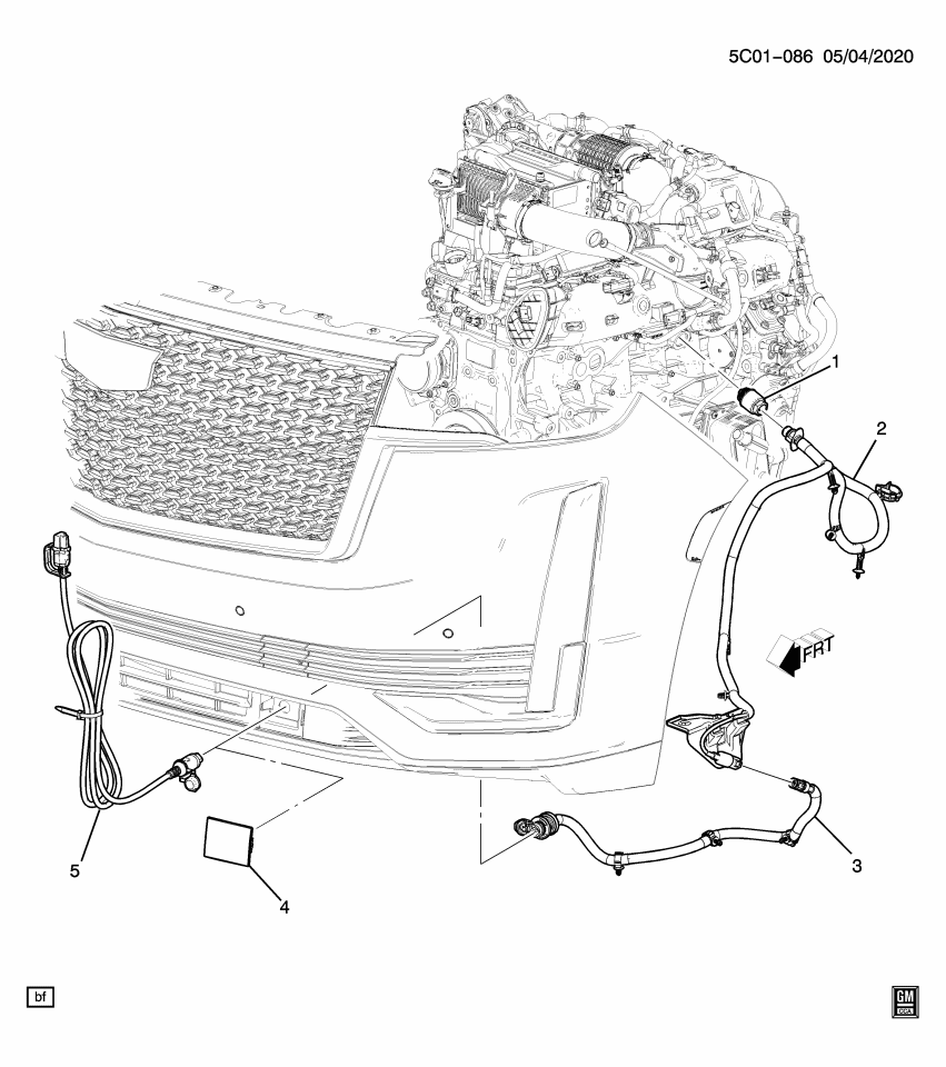 GM 85157536 Harness, Heater Control