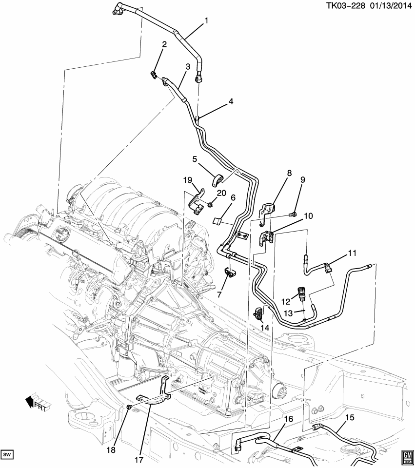 GM 20967829 Hose, Fuel Line