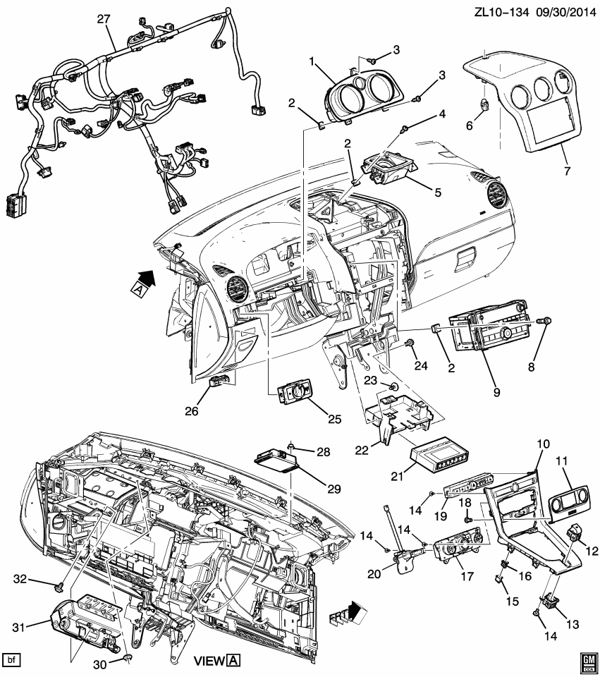 GM 20978951 Cover, Floor Console Compartment Door