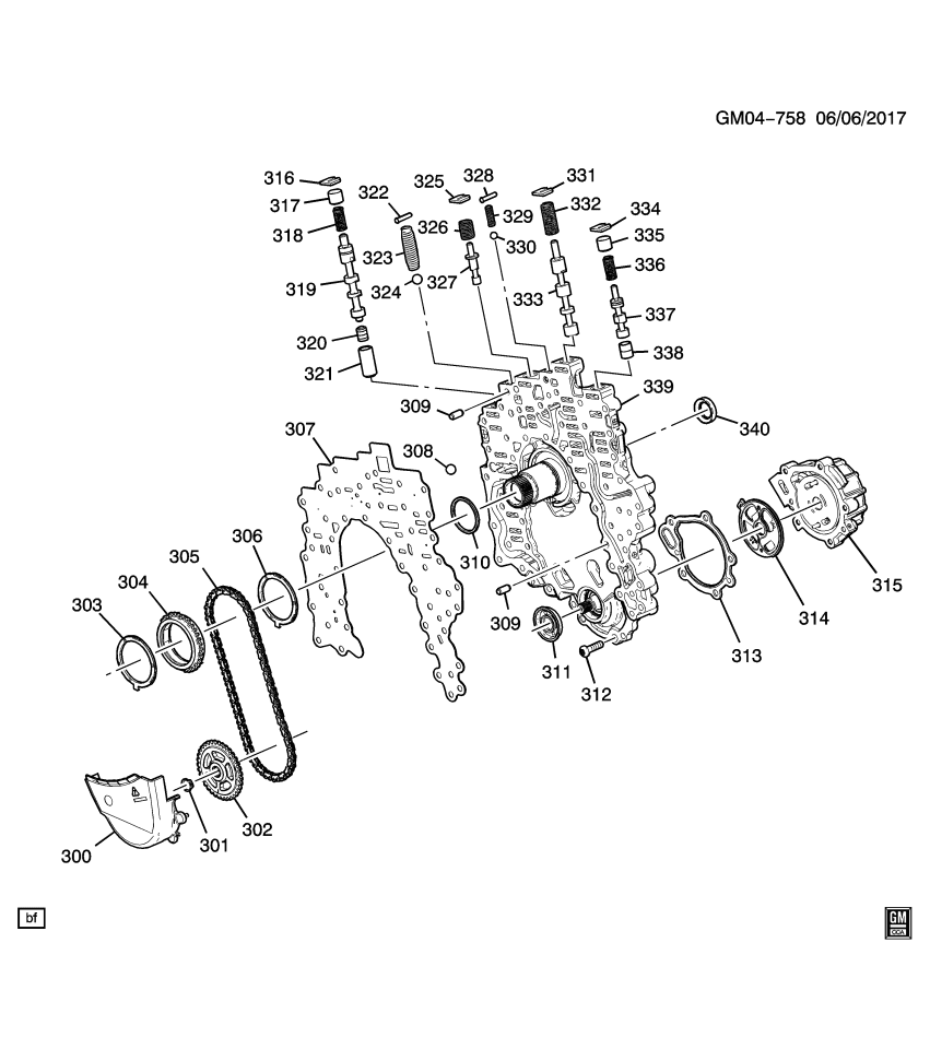 GM 24044946 Bolt, Transmission Oil Pump