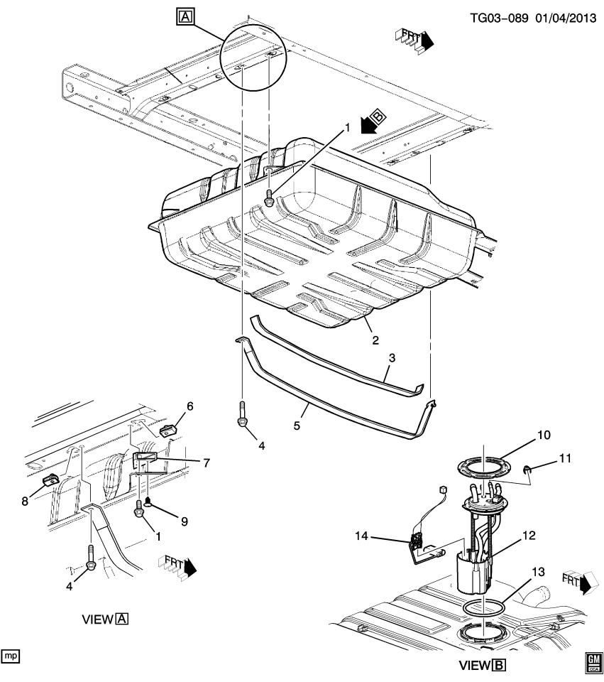 GM 19301788 Module Kit, Fuel Tank Meter/Pump