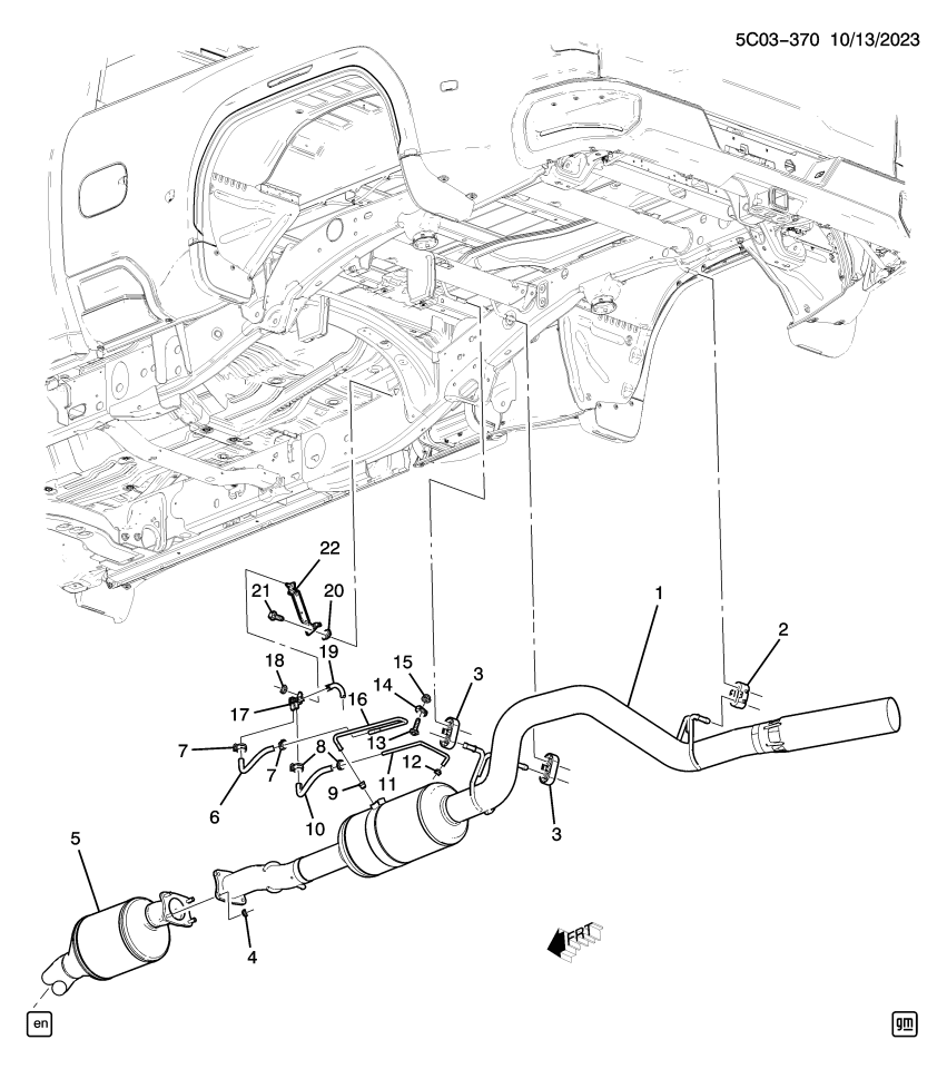 GM 86517347 Pipe, Emission System