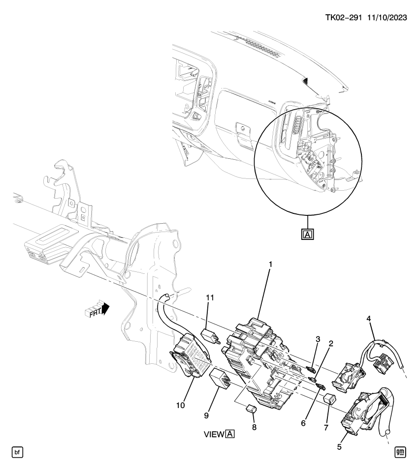 GM 84511648 Breaker, Wiring Junction