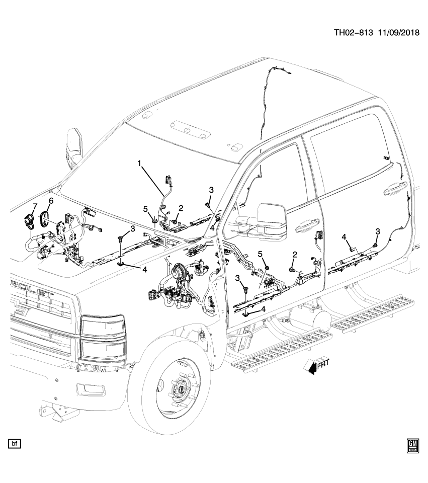 GM 23184930 Grommet, Chassis Wiring