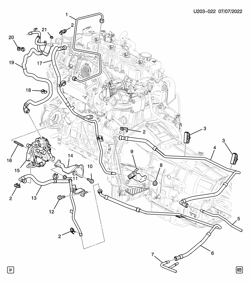 GM 55488544 Bracket, Fuel Line