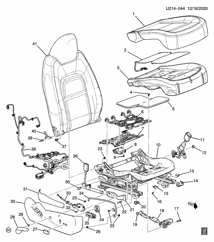 GM 13586200 Stop, Front Seat Adjuster