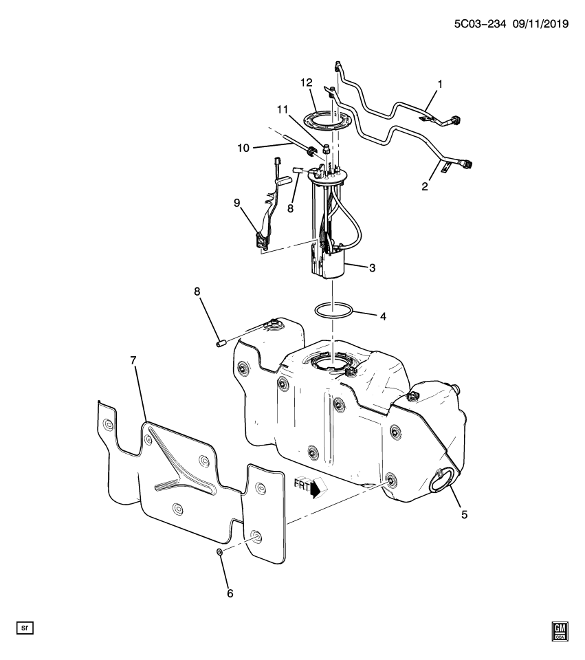 GM 85557021 Module Kit, Fuel Tank Meter/Pump