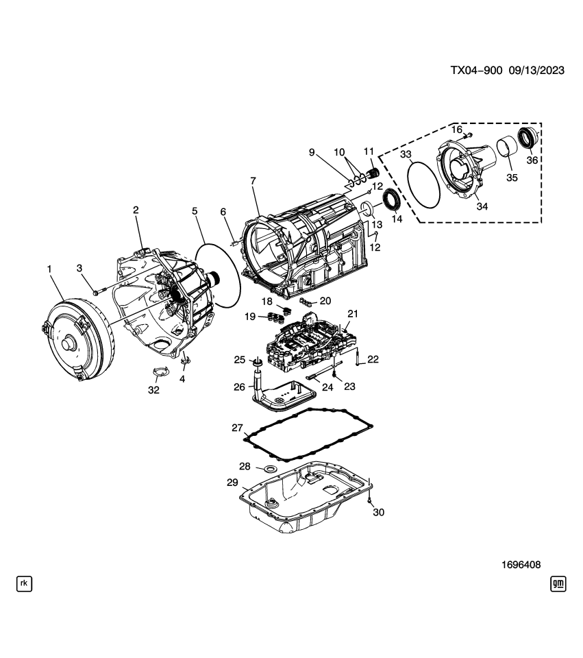 GM 19419376 Converter, Transmission Converter