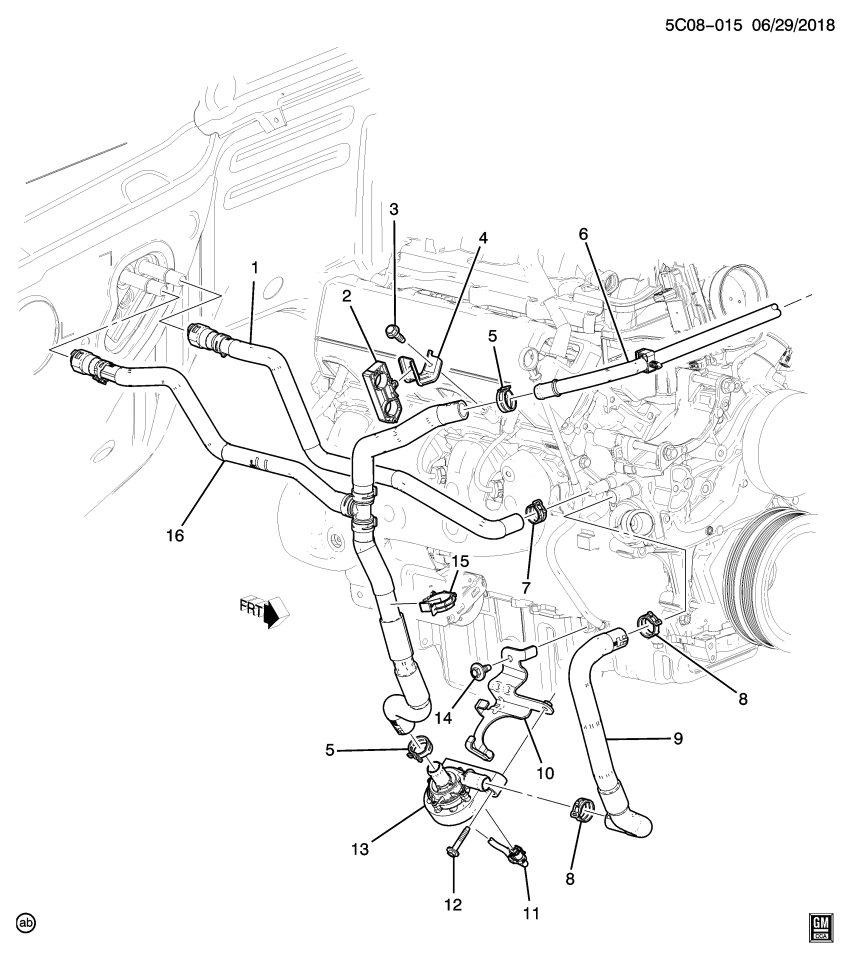 GM 85510475 Hose, Heater