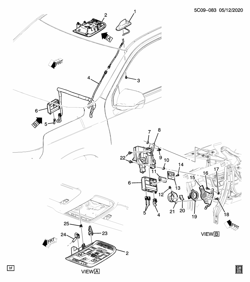 GM 84339419 Bracket, Video Player