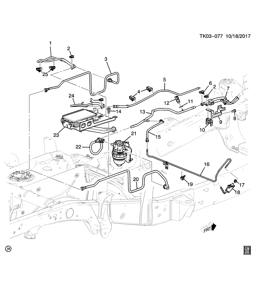 GM 23260720 Hose, Fuel Line