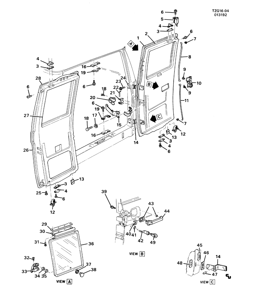 GM 3959858 Strap, Door Check