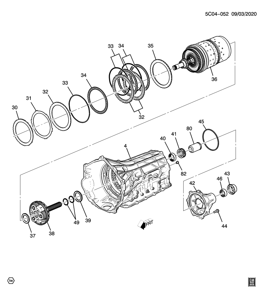 GM 24048117 Carrier, Transmission Planet