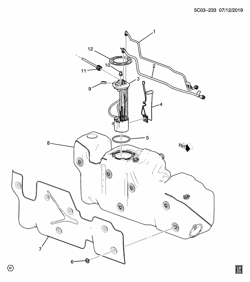 GM 84637946 Pipe, Fuel Line