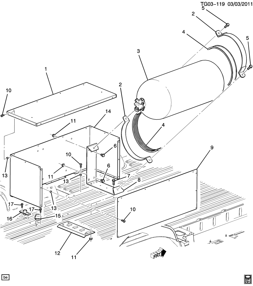 GM 19258723 Fitting, Evaporation Emission System(Fuel Tank End)