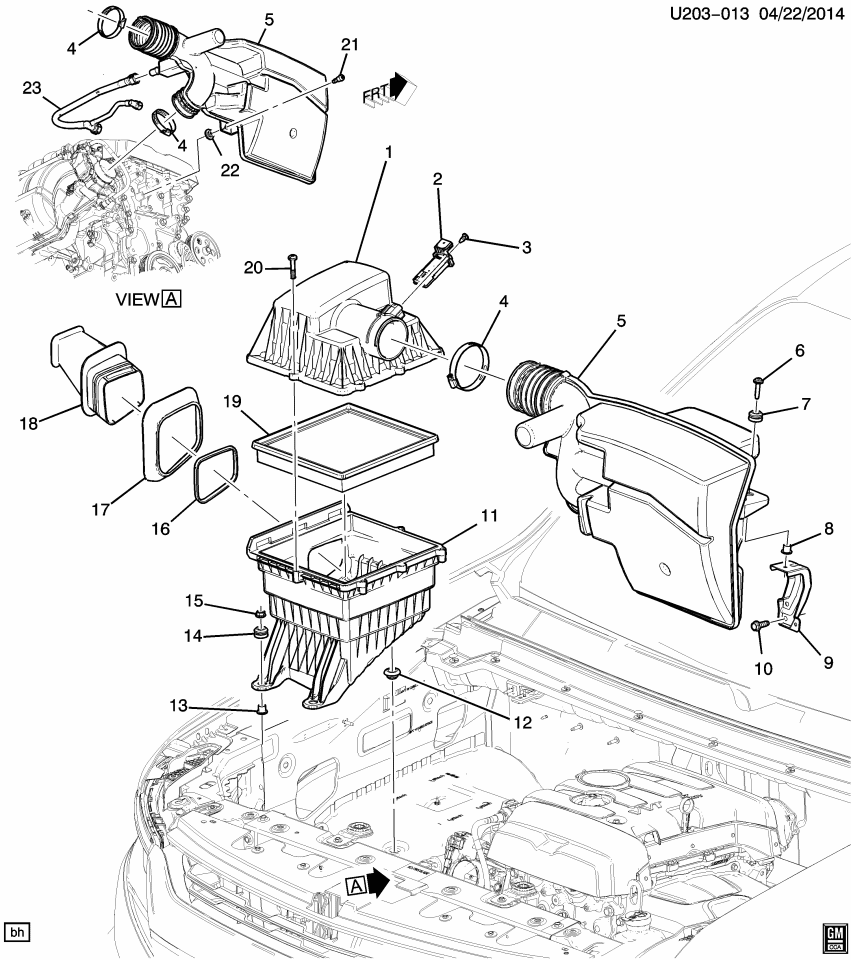 GM 94775947 Clamp, Air Cleaner And Silencer