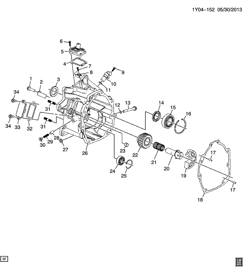 GM 19330911 Gasket, Transmission Control