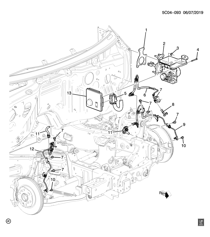 GM 85611385 Module Kit, Electronic Brake Control