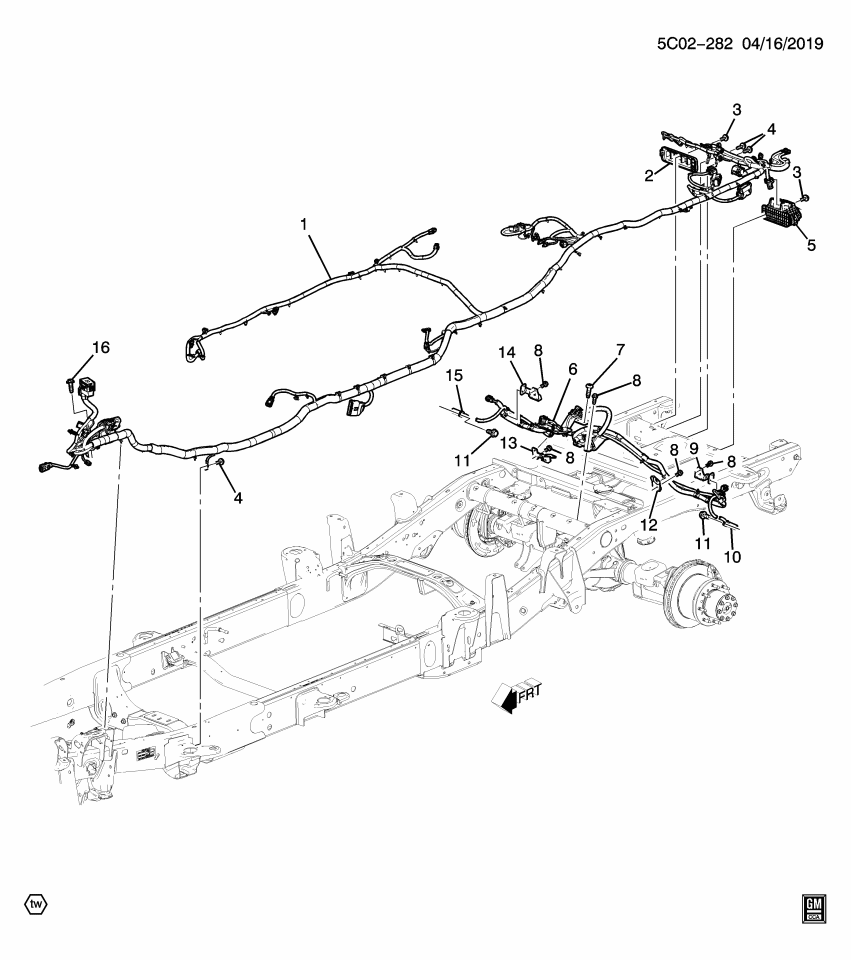 GM 84972853 Harness, Chassis Wiring