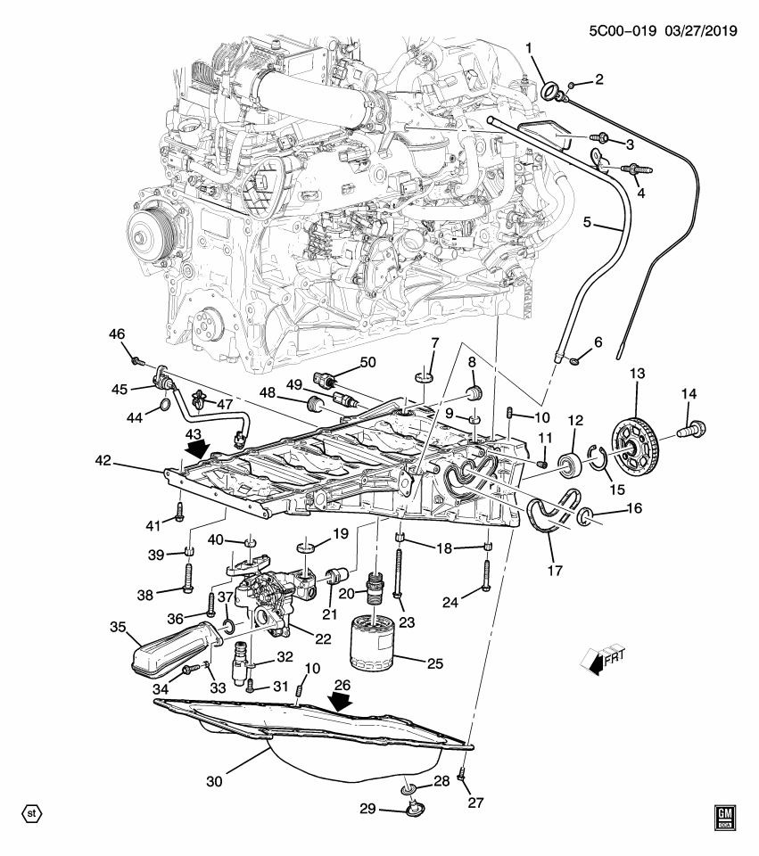 GM 55502649 Gasket Kit, Engine Oil Pan