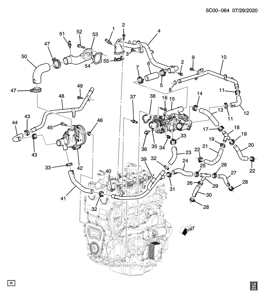 GM 12668035 Seal, Engine Coolant Pump