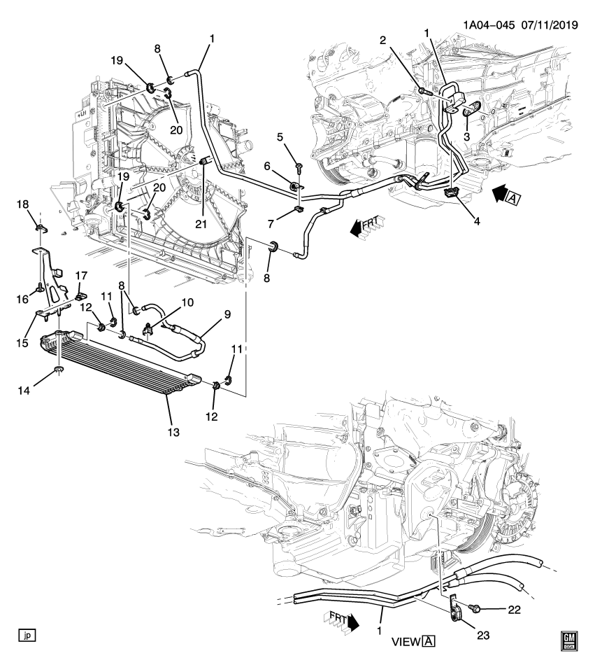 GM 23367657 Pipe, Transmission Oil Cooler