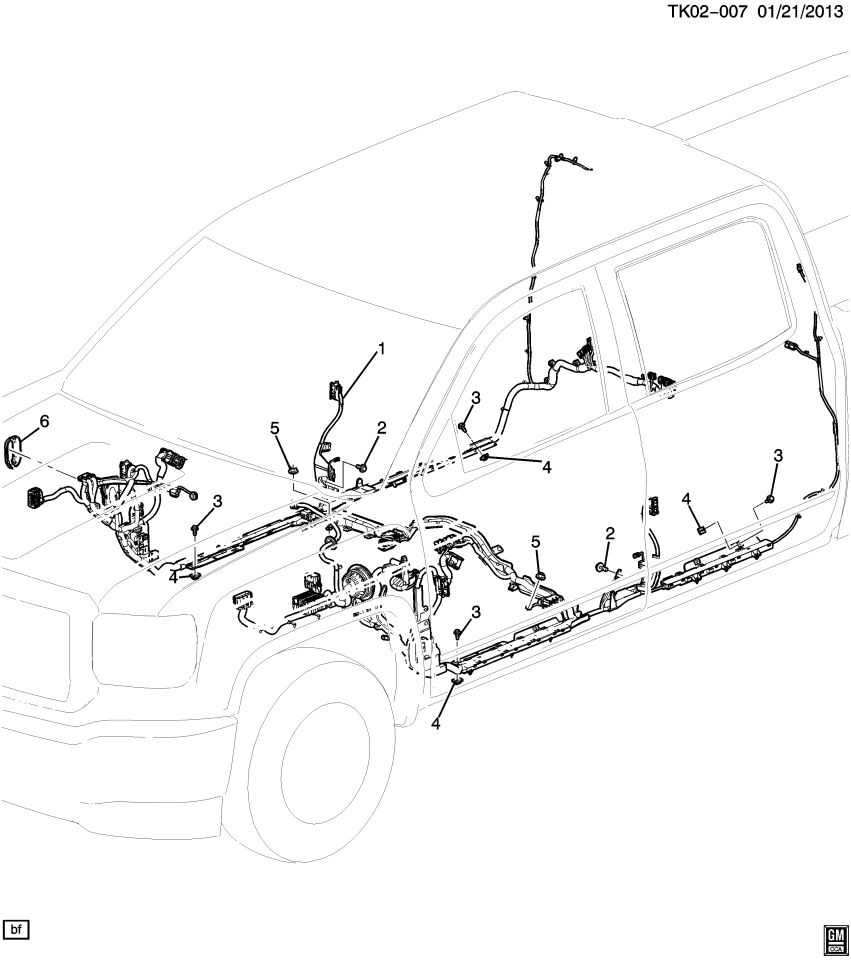 GM 23154142 Harness, Chassis Wiring