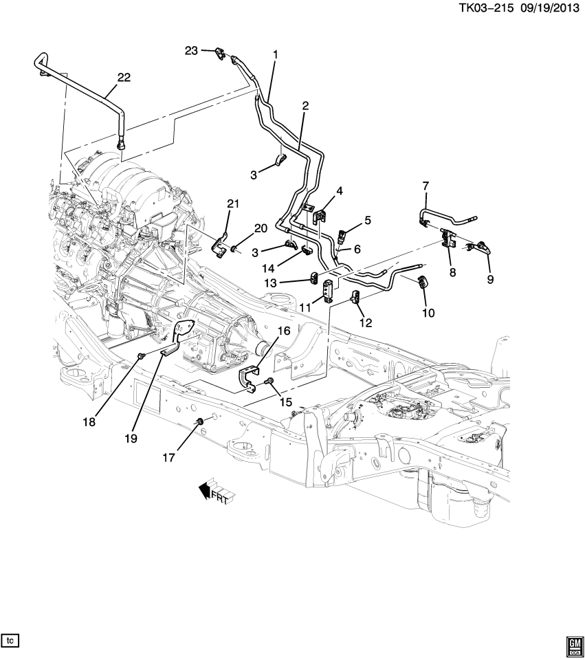 GM 23171533 Hose, Evaporation Emission System(Fuel Tank End)