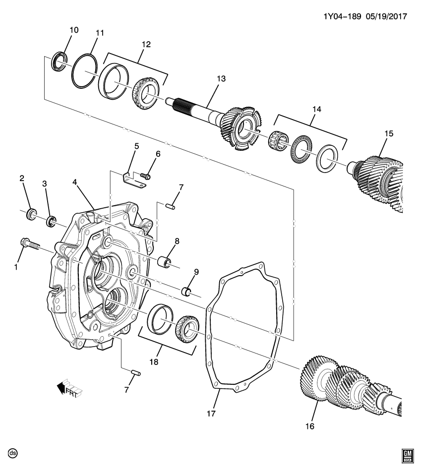 GM 19302615 Shim, Transmission Main Drive Gear(Clutch)