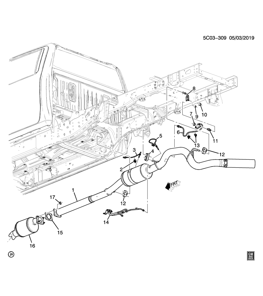 GM 86534430 Filter, Emission Control System