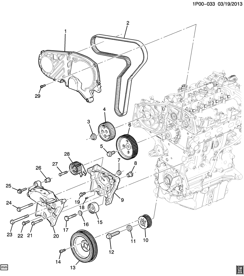GM 55190876 Bolt, Engine Timing
