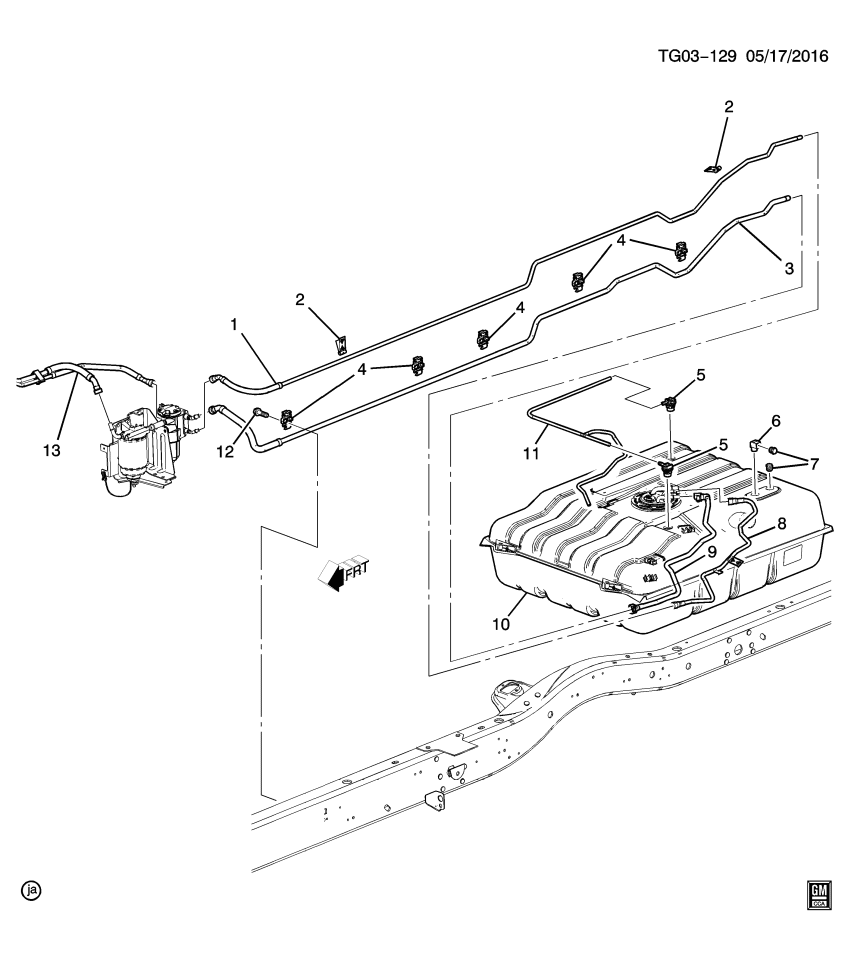 GM 10393465 Fitting, Fuel Line