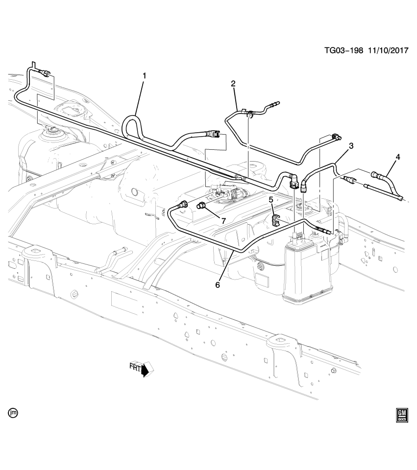 GM 22803080 Hose, Evaporation Emission System(Fuel Tank End)