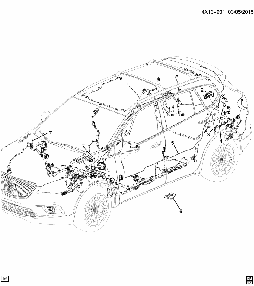 GM 22923945 Block, Main Wiring Junction And Fuse Block