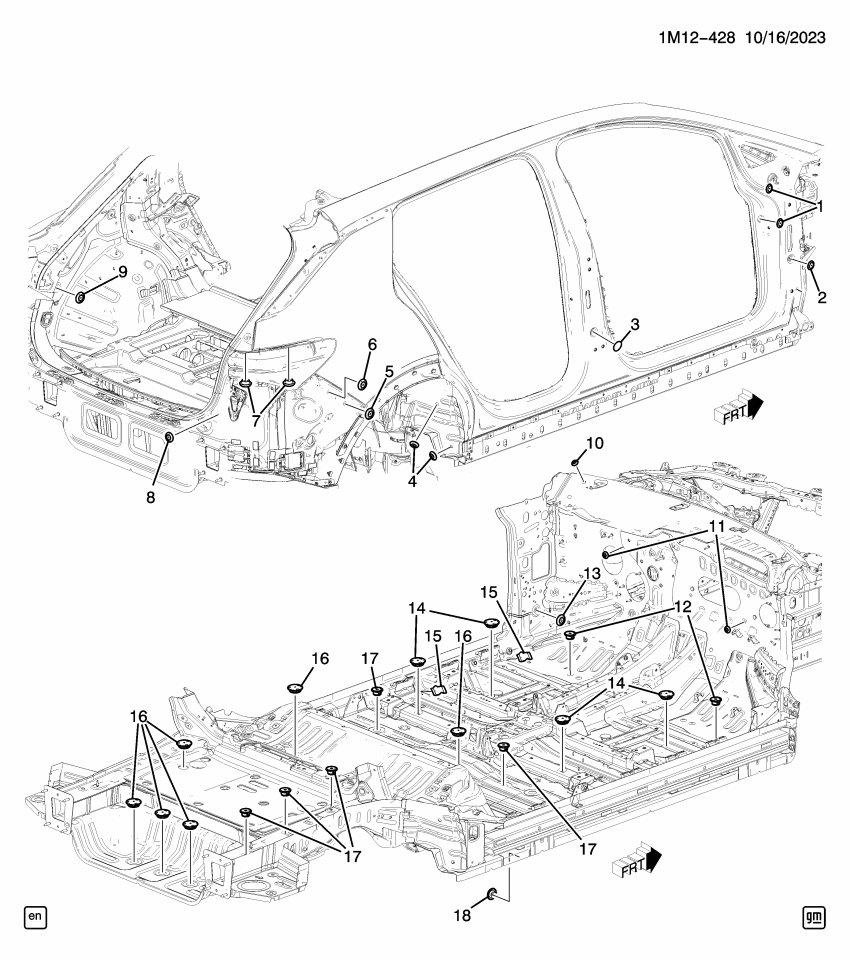 GM 85610301 Plug, Rear Door/Lift Gate Opening