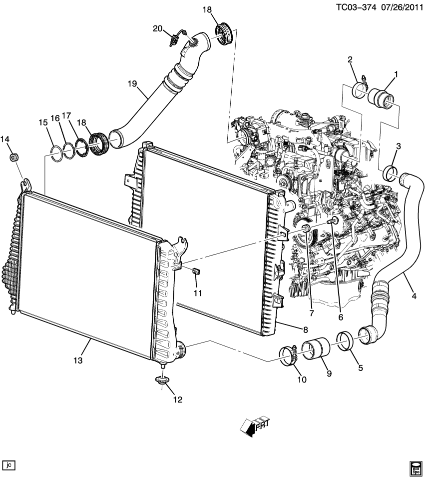 GM 11571169 Nut, Radiator And Front End Tie