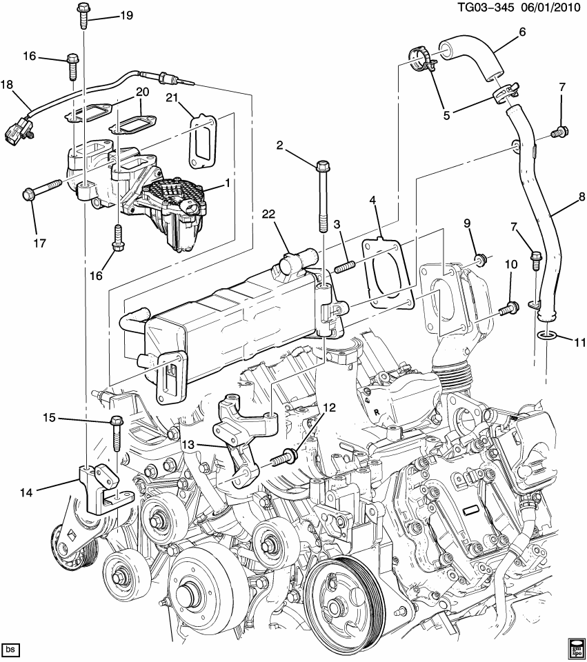 GM 12632267 Hose, Emission Control System