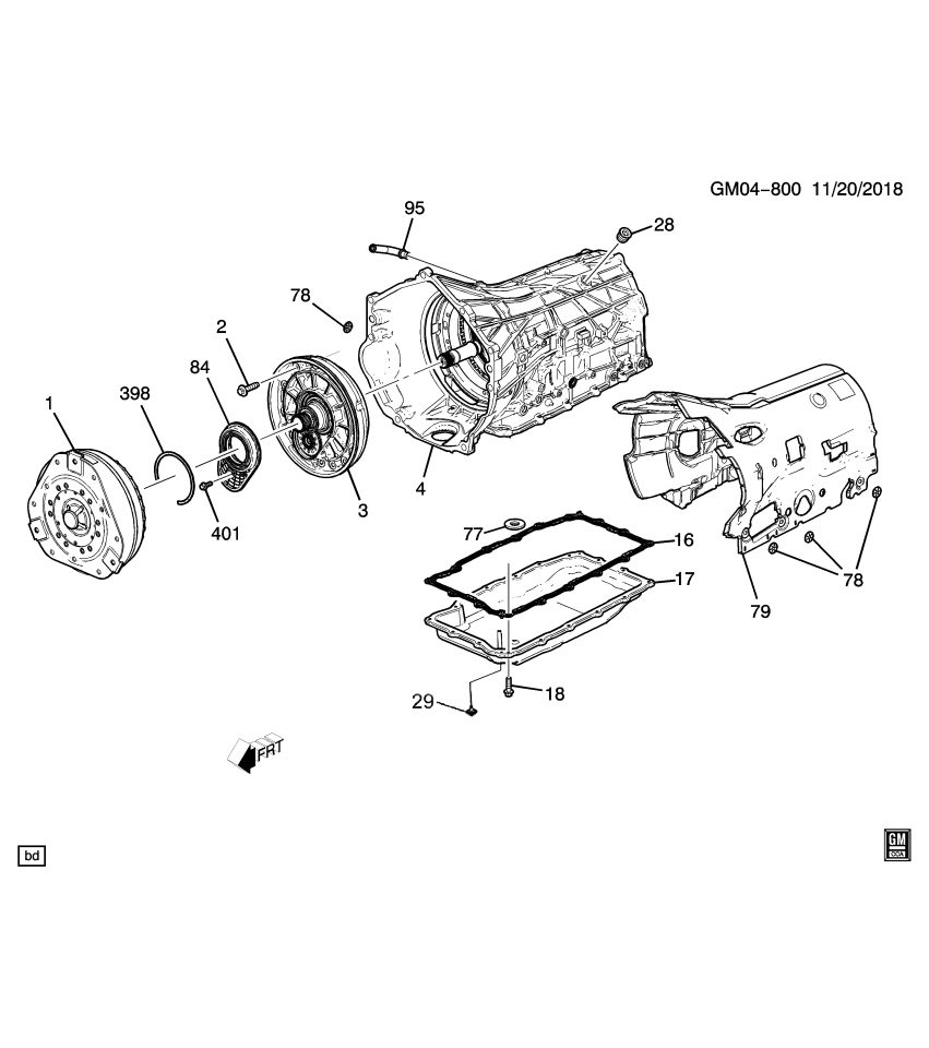 GM 24294268 Cover, Transmission Case