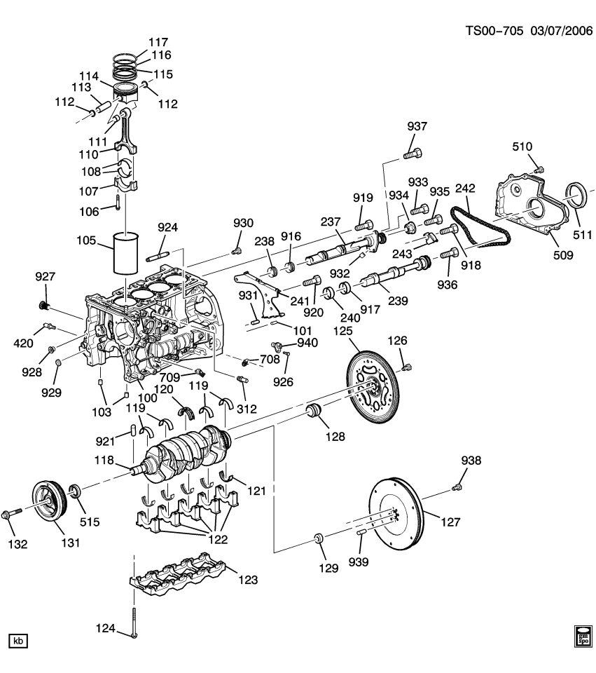 GM 12573346 Nut, Engine Crankshaft And Camshaft Balancer