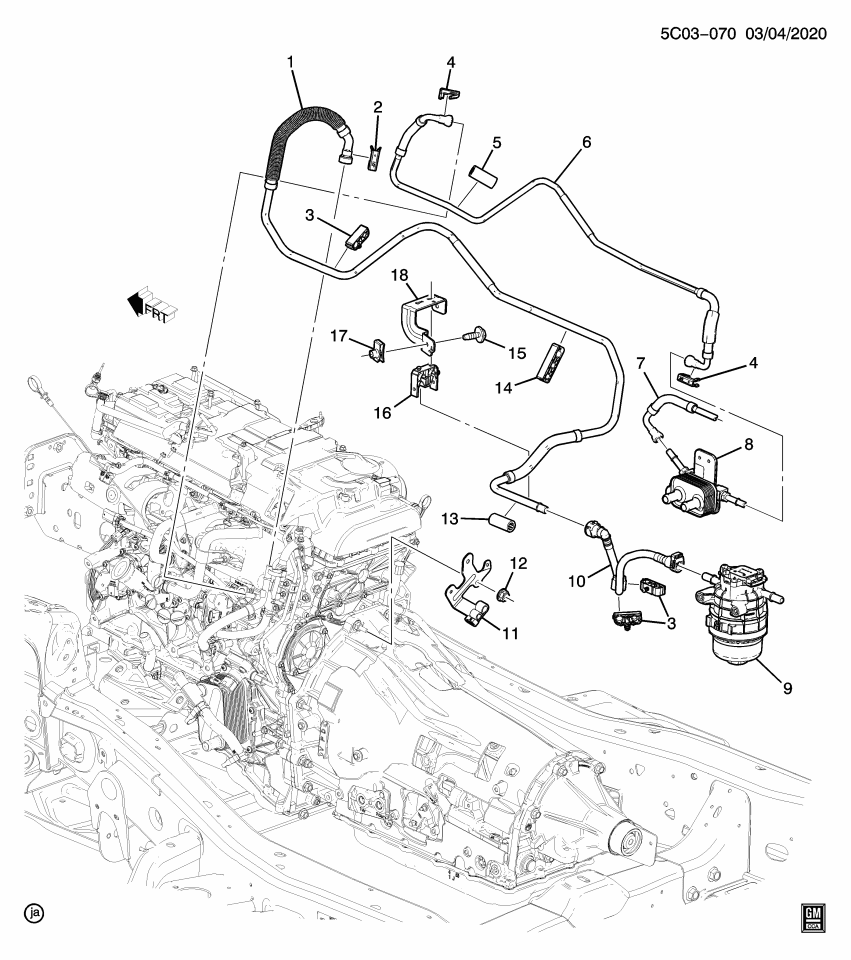 GM 84857425 Clip, Fuel Line
