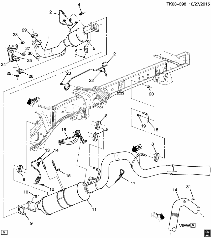 GM 23105740 Filter, Emission Control System