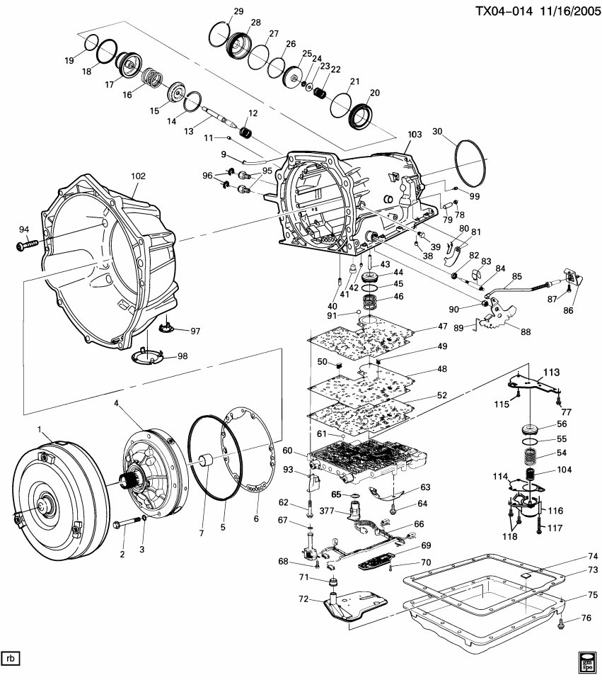 GM 24214038 Accumulator, Transmission Servo & Accumulator
