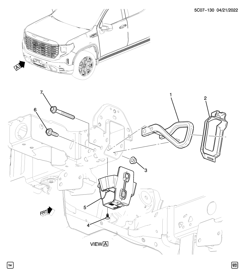 GM 84625991 Cover, Front And Rear Bumper/Fascia Face