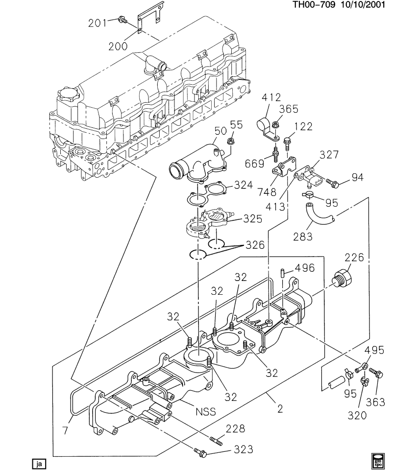 GM 94004107 Stud, Intake & Exhaust Manifold