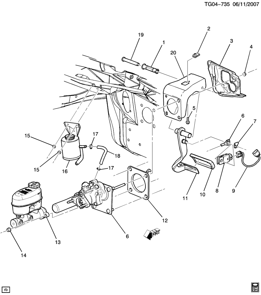 GM 23179979 Insulator, Cowl And Dash Panel