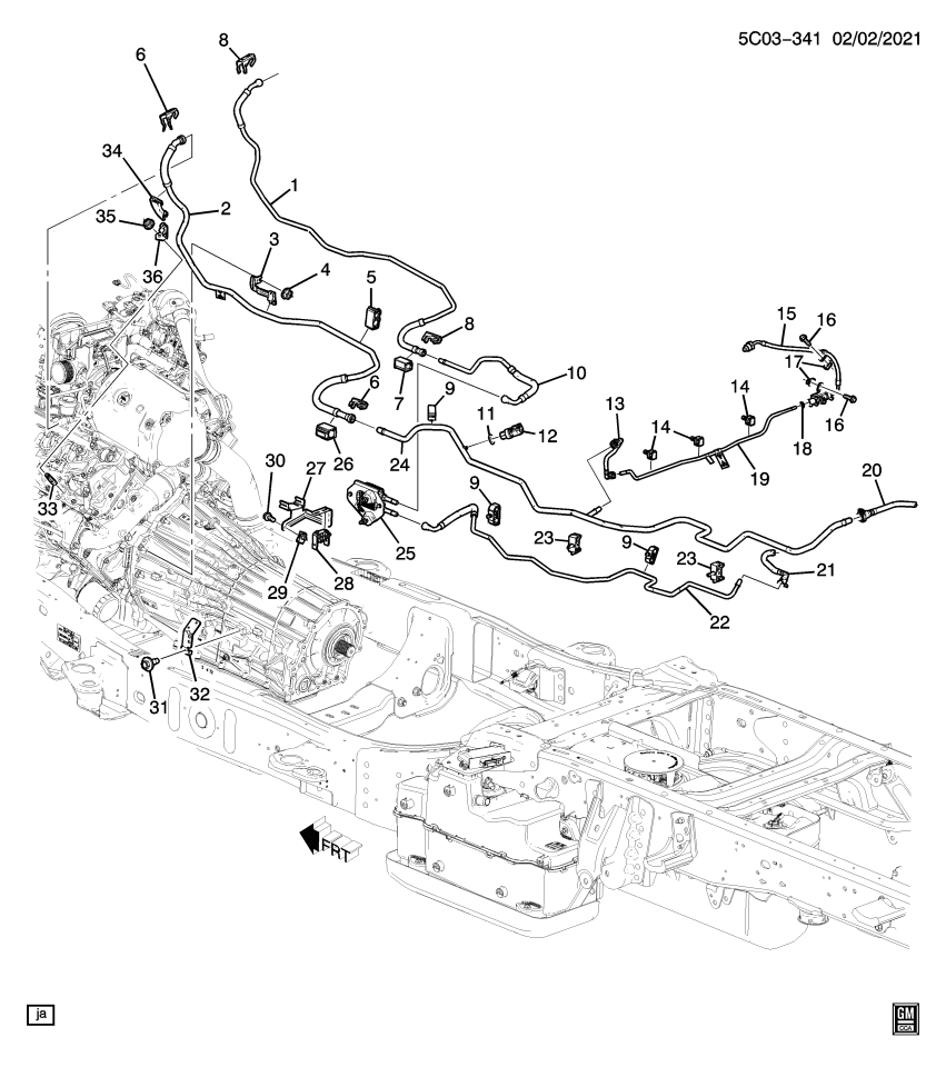 GM 23303464 Bracket, Fuel Line