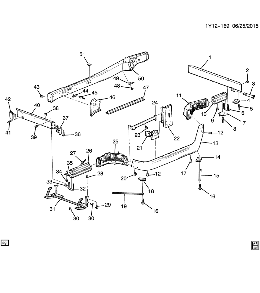 GM 11611564 Nut, Frame Side