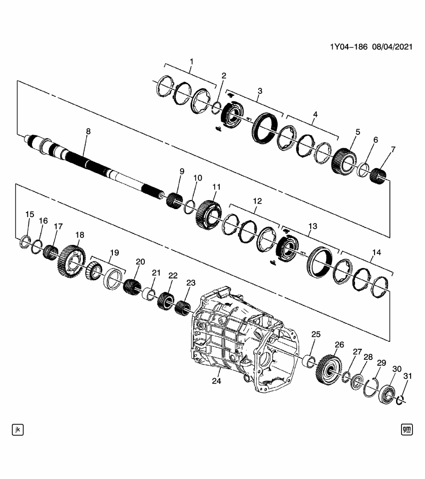 GM 24285458 Retainer, Transmission Main Shaft